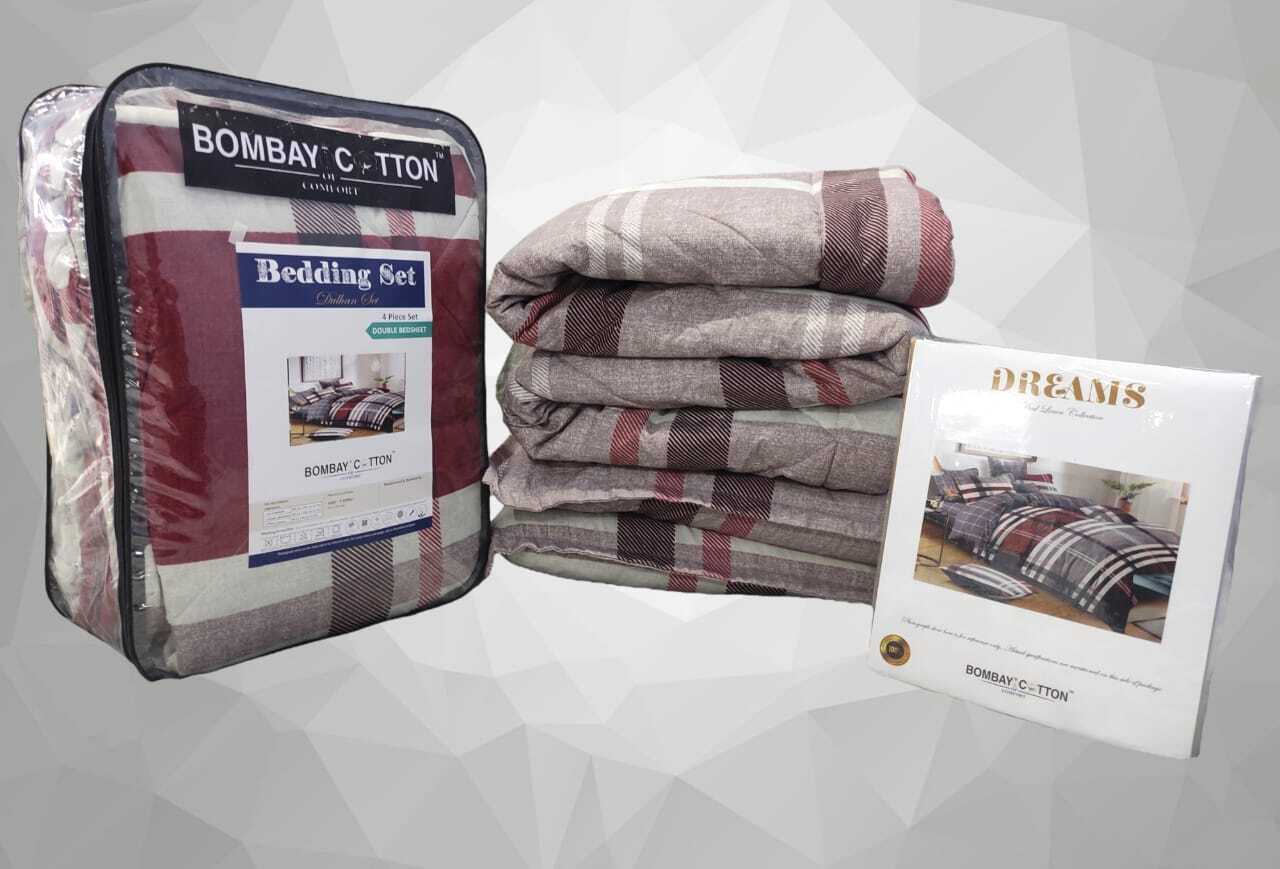 Washable 4 Pc Bedding Set Application: Home Furnishing