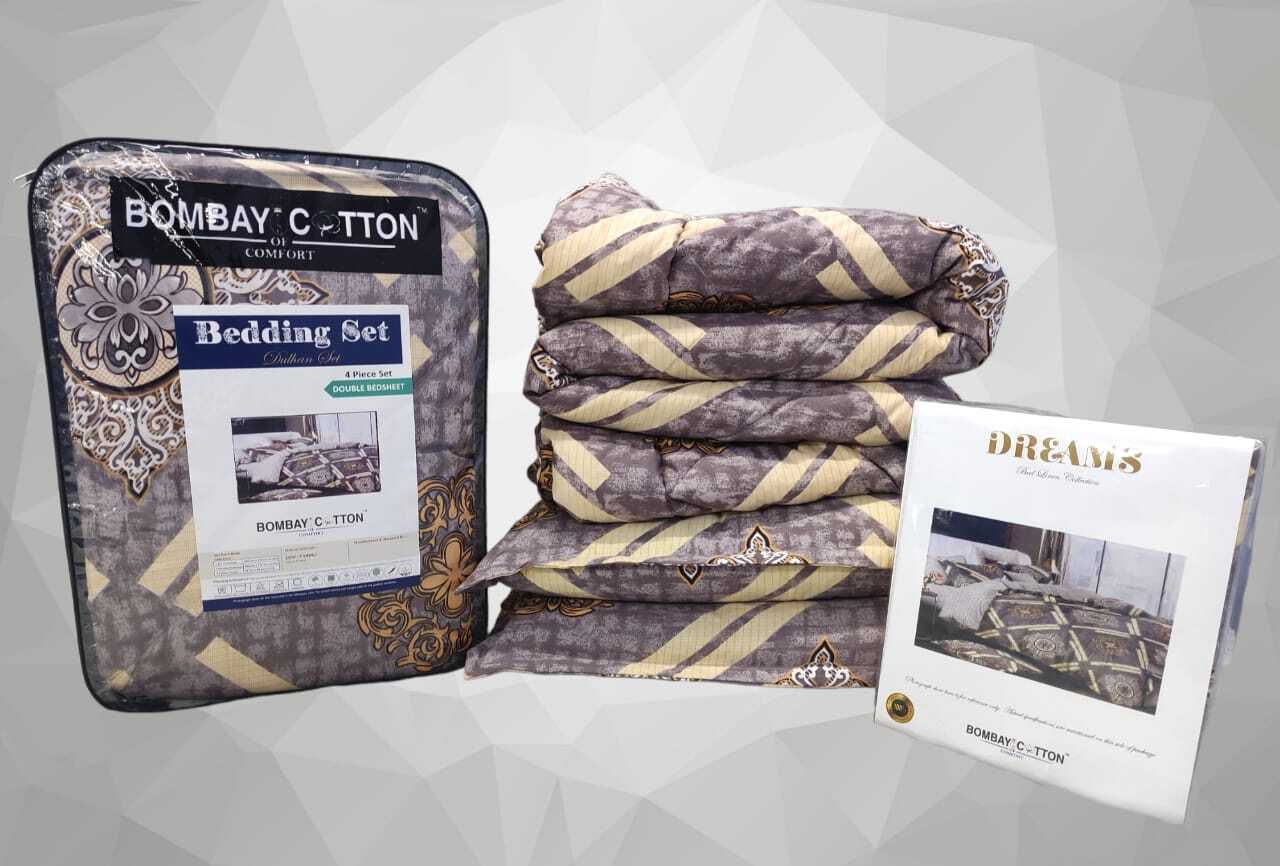 Washable 4 Pc Bedding Set Application: Home Furnishing