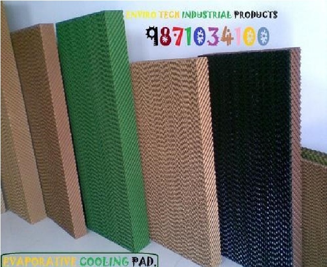 Brown And Green Brown Evaporative Cooling Pad Wholesaler In Sundargarh Odisha
