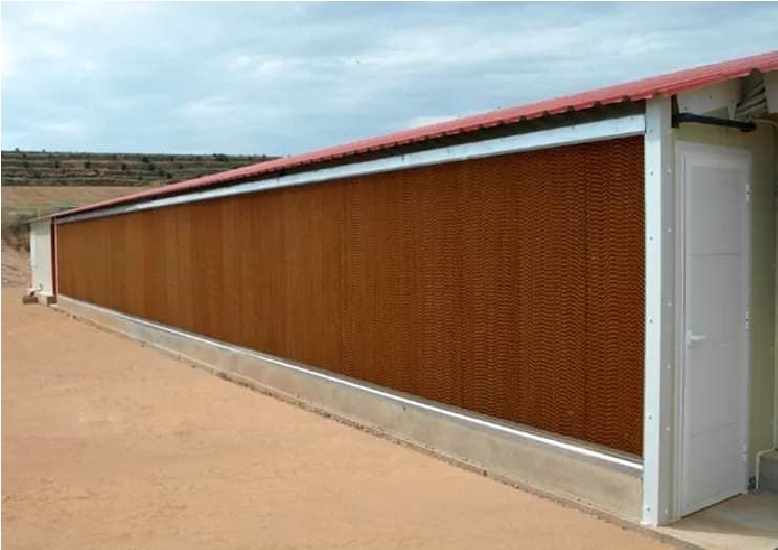 Motor Brown Desert Cooler Pad Height: 600 Mm