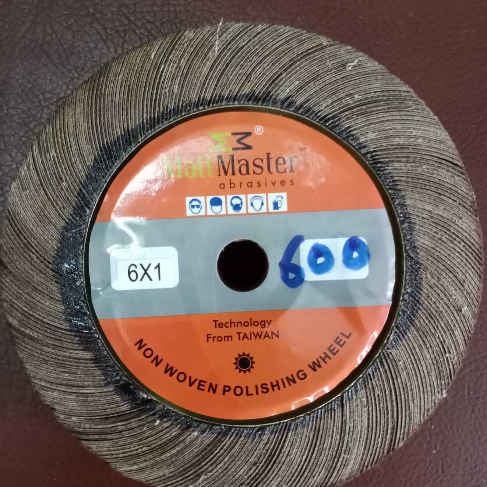 Polishing Abrasive - Nylon Bristles, 12 Inches Diameter, 2 Inches Bristle Length, Black | Durable, Easy To Use, High Efficiency, Versatile Cleaning