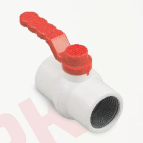 Pp P P White Solid Ball Valve (Heavy)