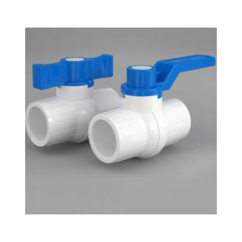 White P P Upvc Solid Ball Valve (Heavy)