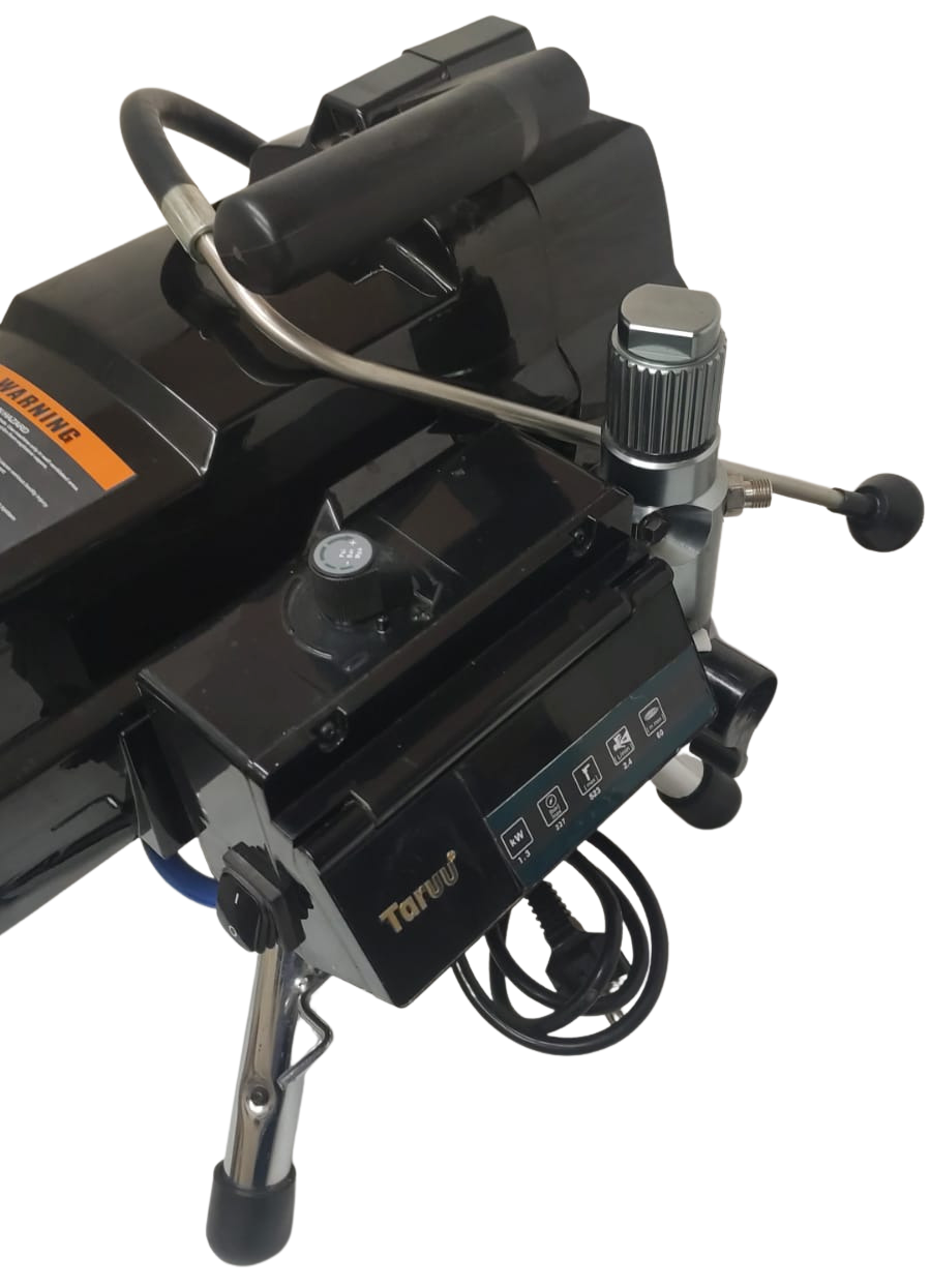 Blue-grey-black Taruu Airless Spray Painting Machine 1500 Watt Heavy Duty
