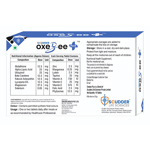 Gluthione Alpha Lipoic Acid And Minerals Tablets - Drug Type: General Medicines