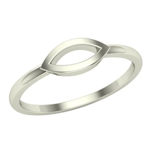 18k Aadhya White Gold Rings - Available In Customized Designs And Sizes | Elegant Lightweight, Color Resistant, Perfect For Engagement, Anniversary, And Wedding