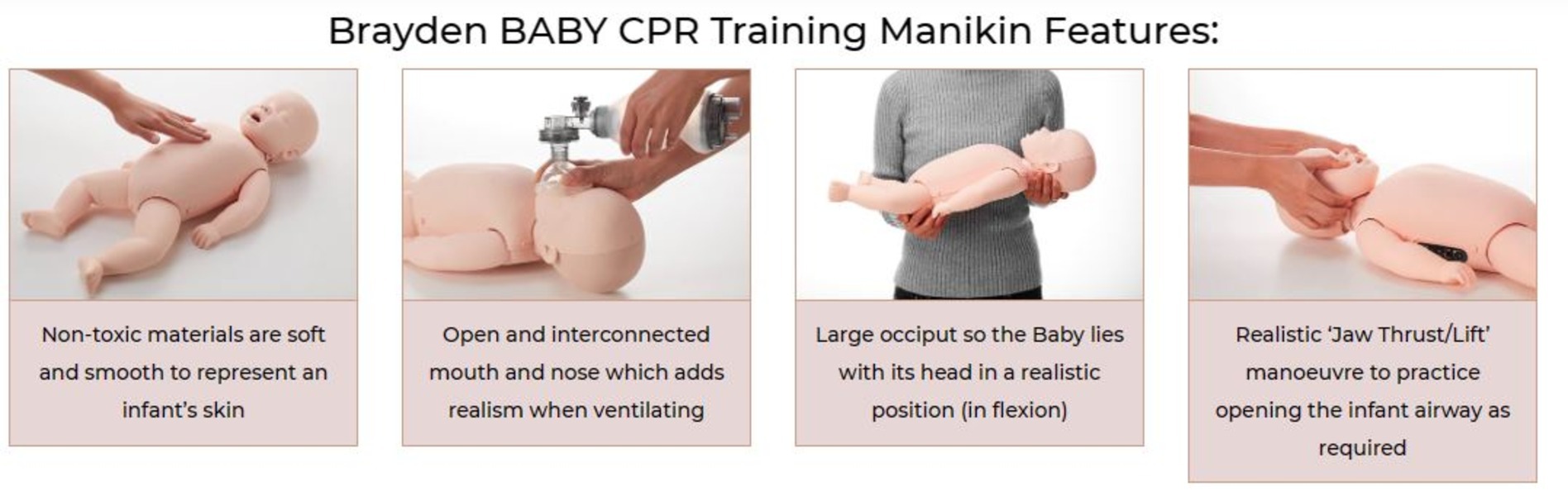Brayden Baby Cpr Training Manikin