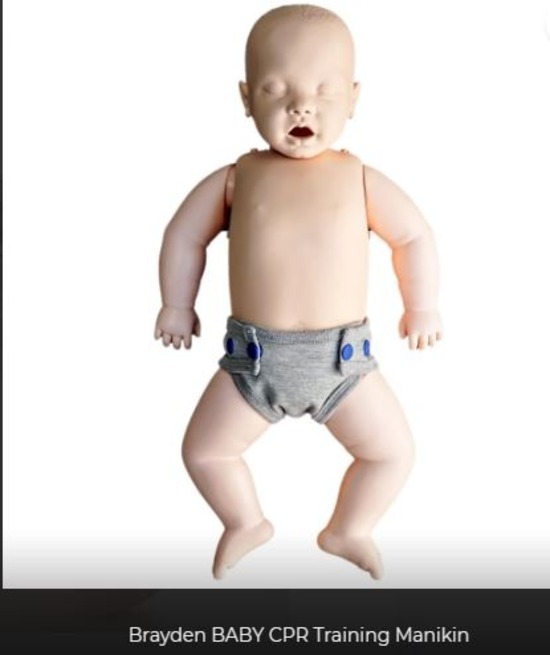 Brayden Baby Cpr Training Manikin