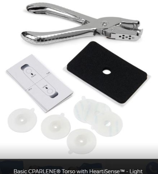 Life Form Basic Cparlene Torso With Heartisense- Light