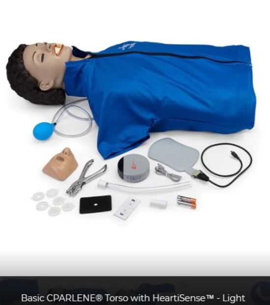 Life Form Basic Cparlene Torso With Heartisense- Light