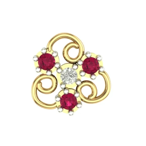 Pins Yellow Gold Munisha Diamond Nosepin
