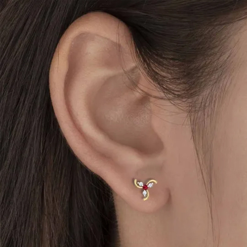 Round Alannah Diamond Earring