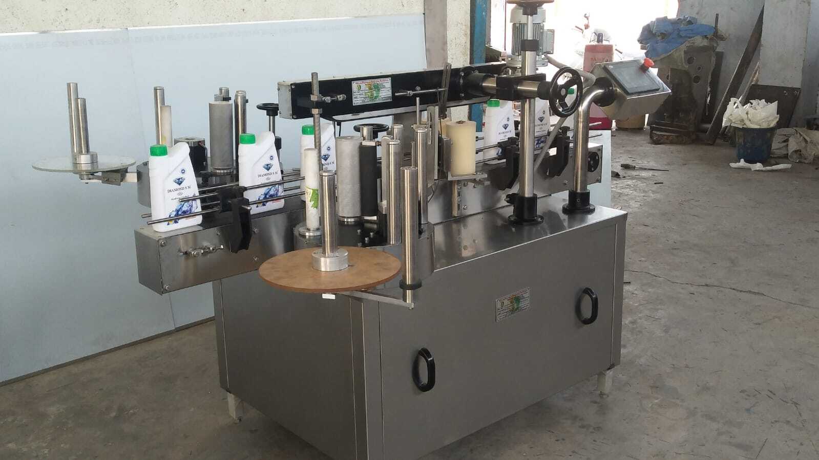 Bottle Sticker Labeling Machine - Steel Build, Electric Drive Type, 210-240v | Touch Screen, Eco Friendly, High Efficiency, 1-year Warranty