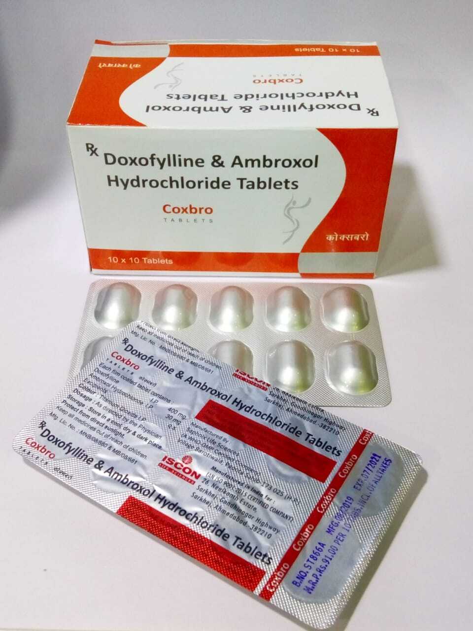 Doxofylline Ambroxol Hydrochloride Tablet Keep At Cool And Dry Place