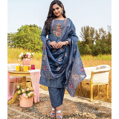 Washable Full Stitched Premium Viscose Chanderi Silk Kurti