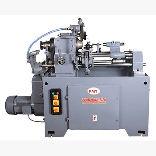 Single Spindle Automatic Lathe Machine - Steel Material, 220-440 Volt Voltage, Blue Color | Semi-automatic Cnc With Plc Control System