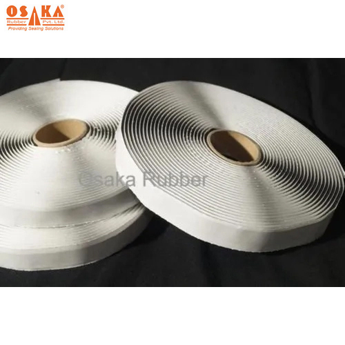 Butyl Rubber Sealant Tape - 10 m Length, 20 mm Width, 1.5 mm Thickness | White Adhesive, Weatherproof, Self-Adhesive, Versatile Usage