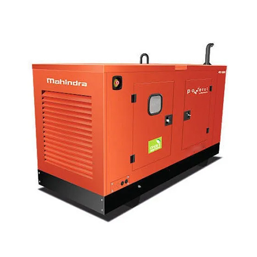 ब्राउन महिंद्रा पॉवरोल 40kva डीजल जनरेटर सेट