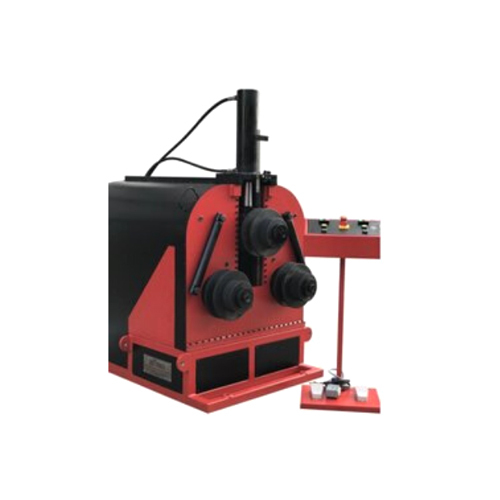 Heavy Duty Hydraulic Section Bending Machine - Semi Automatic Functionality, Normal Bending Speed | Ideal for Industrial Use & Precise Metal Pipe Bending