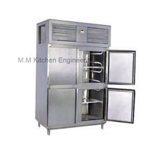 सिल्वर 4 डोर फ्रीजर