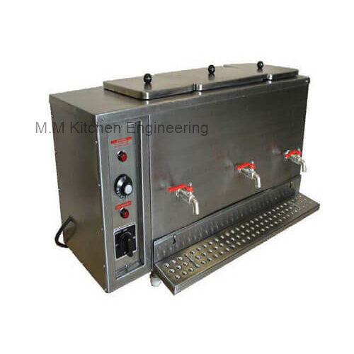 सिल्वर कमर्शियल कॉफ़ी डिस्पेंसर