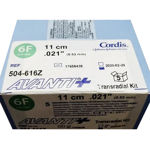 Straight Single Transradial Sheath - Material: Plastic