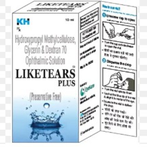 लाइकटीयर्स प्लस आई ड्रॉप जनरल मेडिसिन्स