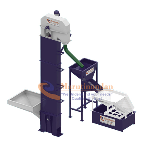 वर्टिकल एलेवेटर बकेट अनुप्रयोग: औद्योगिक