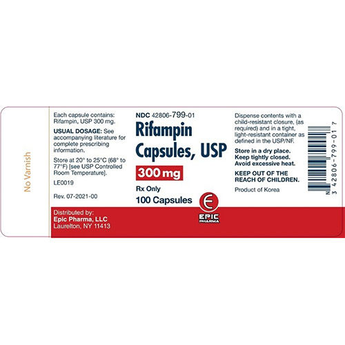 Rifampin Capsules 300mg General Medicines