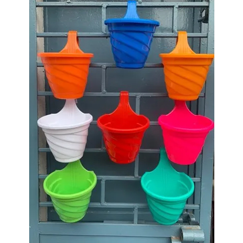 मल्टीकलर 150x192 मिमी रेलिंग हुक पॉट ट्विस्टर