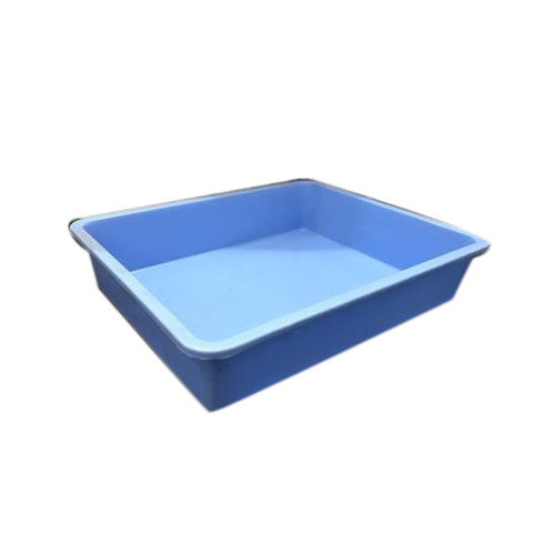 नीला 35x18x14 सेमी आयताकार प्लास्टिक प्लांटर ट्रे