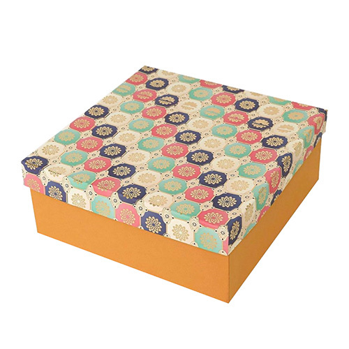 Wedding Bhaji Packaging Box - Laminated Material, Multiple Sizes Available | Embossed Surface, Excellent Strength for Sweets and Snacks Packaging