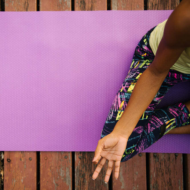 Yoga Mat - 63x10x10 Cm, 370 Gm Weight | Multi-color, Ideal For Workout, Yoga, Pilates, And Meditation Sessions