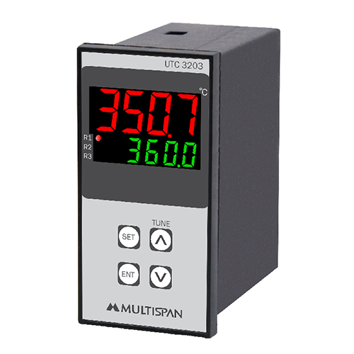 Black 96X48X85Mm 3 Output Pid Controller