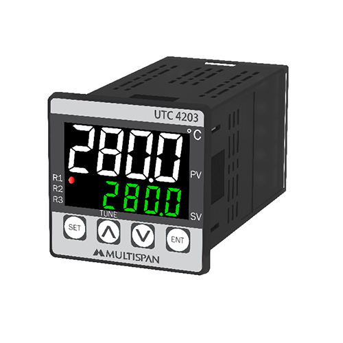 Black 48X48X95Mm 3 Output Pid Controller