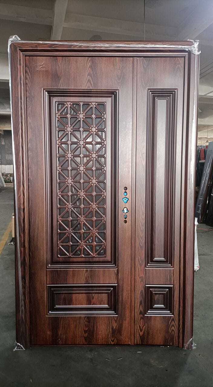 Ms (Mild Steel) Heavy Duty Door - Color: Wooden Finish