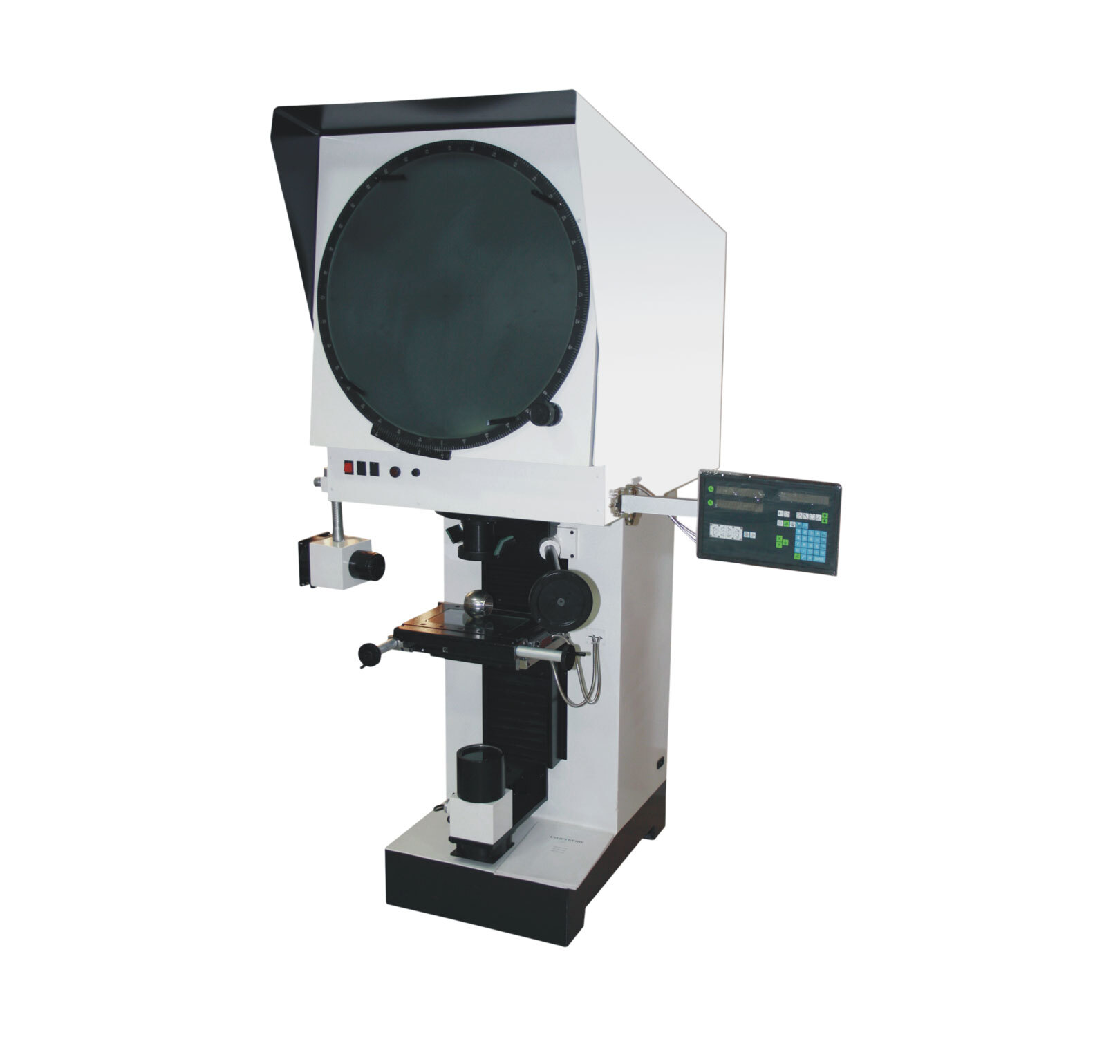 Profile Projector Rpp-500 - 500mm Screen Diameter, 0.001mm Resolution | Halogen Illumination, 10x Standard Magnification, Mechanical Measuring System