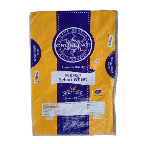 लैमिनेटेड मटेरियल 50 किग्रा कलर प्रिंटेड बोप बैग