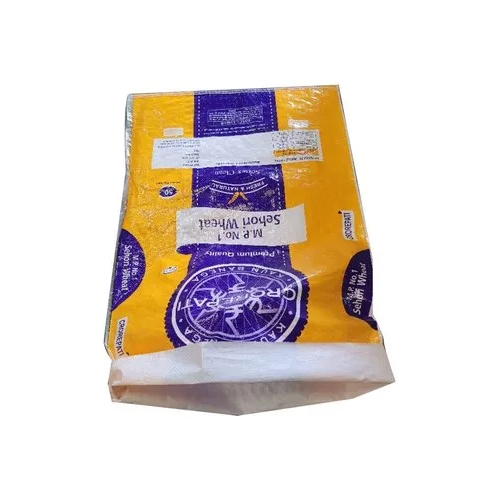 Color Printed Bopp Bag - 50kg, Laminated Material, Various Sizes Available, Embossed Surface Handling
