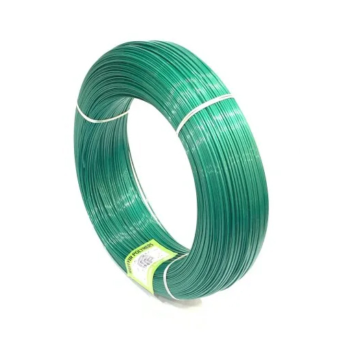 Dark Green PET Wire - 1.7 mm Thickness, Plain Pattern Roll | Insulation Material: Copper, Material: PET, Commercial Usage
