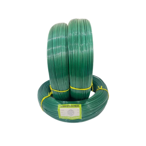 Dark Green Pet Wire - 1.7 Mm Thickness, Plain Pattern Roll | Insulation Material: Copper, Material: Pet, Commercial Usage