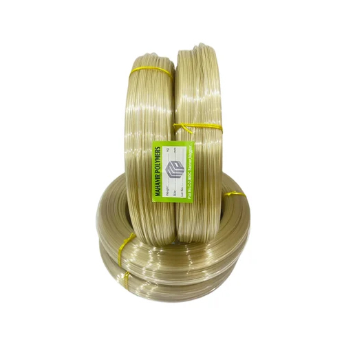Golden Transparent Pet Wire - 1.7 Mm Thickness, Plain Pattern, Golden Color | Key Features: Pet Material, Copper Insulation, Available In Various Sizes, Suitable For Commercial Use