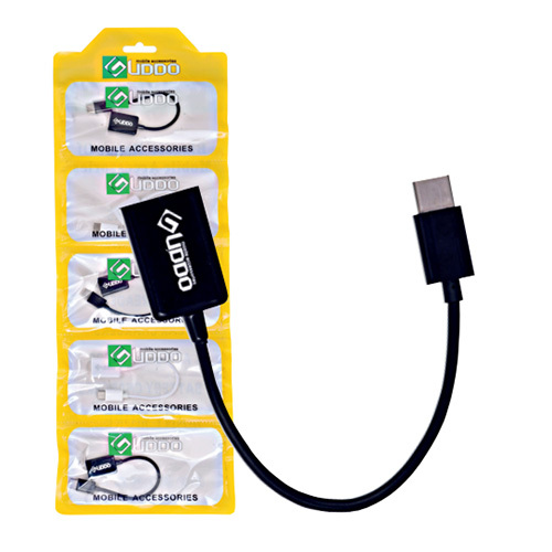 V 8 Plastic Otg With Tpe Wire - Plastic Body, 1.5a Charging Current, Black Color | Automatic Detection, Heat & Low Temperature Resistance