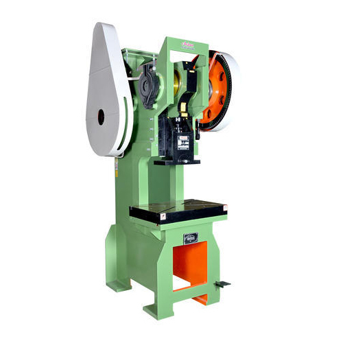 Metal C Type Power Press Machine - Metal Build, Industrial Application | Warranty Included, Ideal for Heavy-Duty Usage
