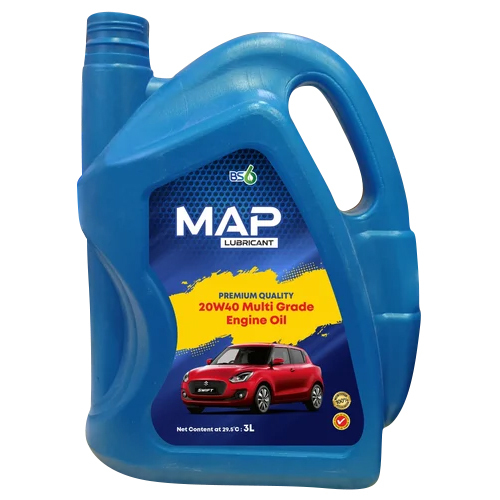 Engine Oil Printed Sticker - Paper Material, Adhesive Use For Commercial Applications | Custom Design Printing Available