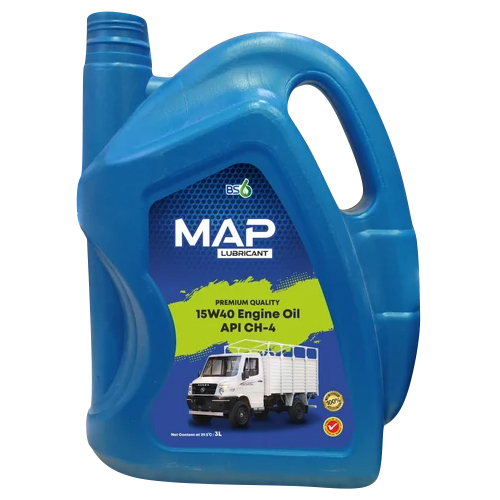 Engine Oil Printed Sticker - Paper Material, Adhesive Use For Commercial Applications | Custom Design Printing Available