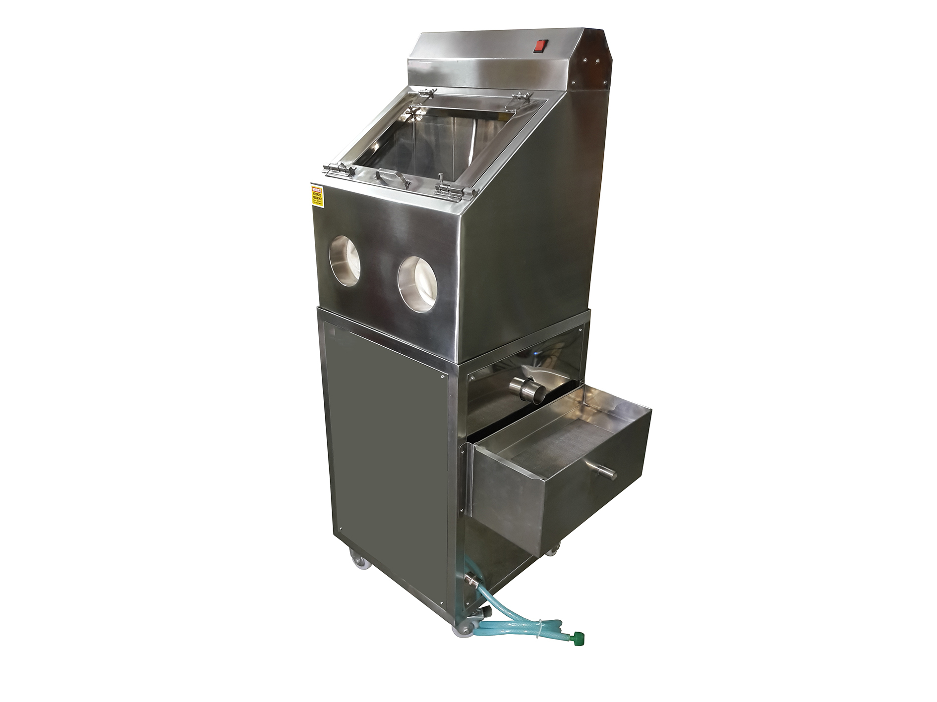 Water Jet Machine - Stainless Steel, 20x20x64 Inches | 100bar Air Pressure, 230v Power Supply, 65kg Weight