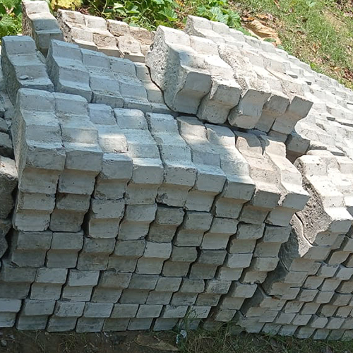 Wall Cement Block - First Class Dry Density, Frost Resistant | Durable Cement Material For Robust Building Solutions