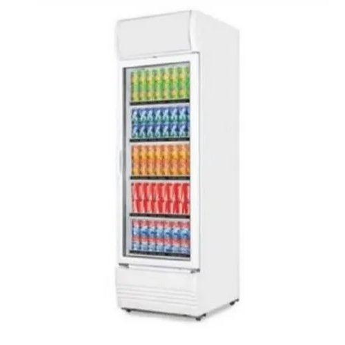 Euronova Vertical Visi Single Door Cooler Evc 450 - Color: White