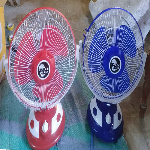 लाल और नीला ऑल पर्पस फैन